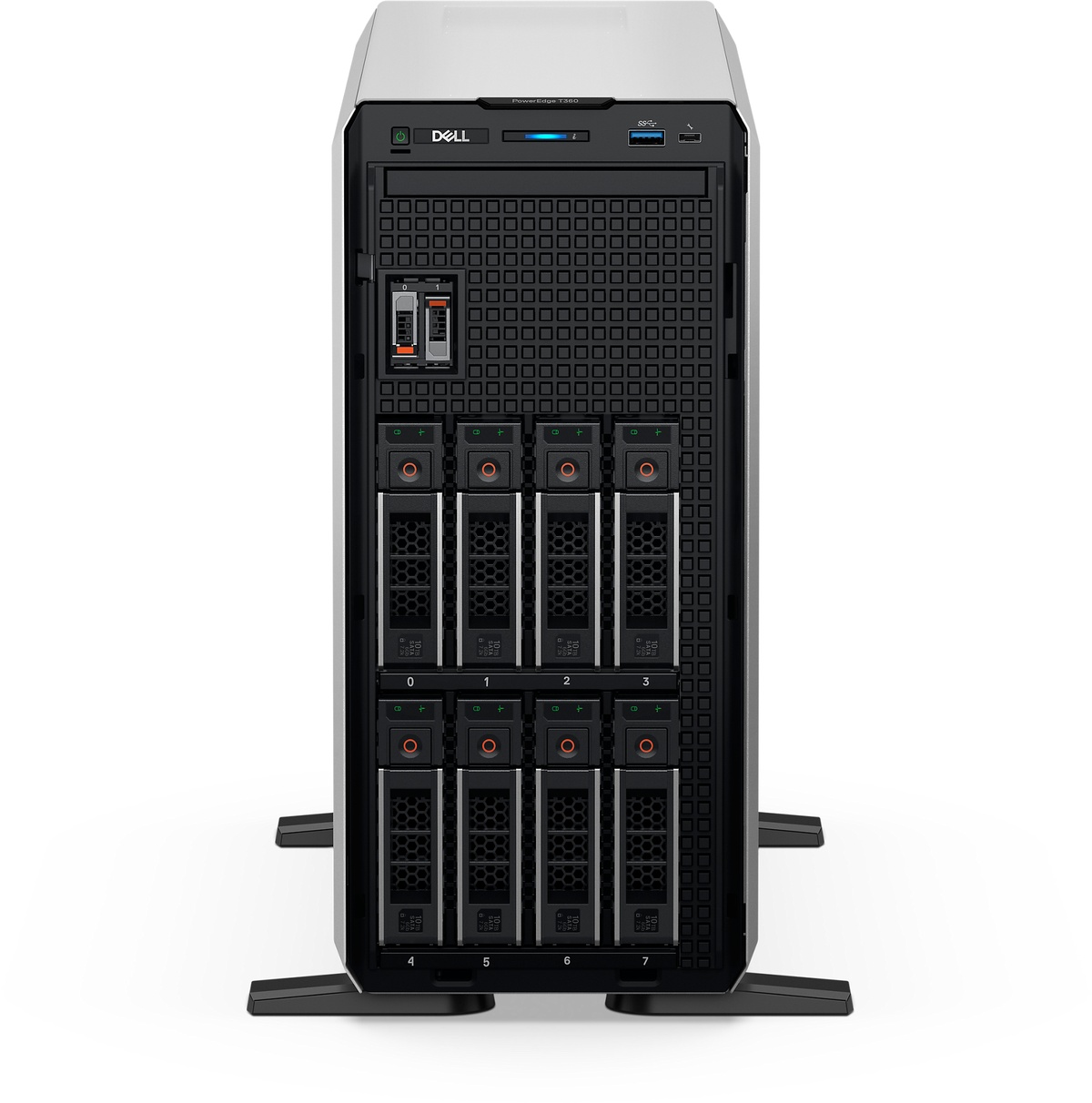 Hình ảnh chi tiết Server Dell PowerEdge T360 Tower (E-2436/NoRam/2TB) - Ảnh số 4