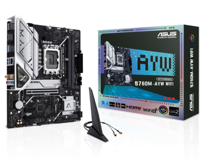 Hình ảnh chi tiết Mainboard Asus PRIME B760M-AYW WIFI DDR5 - Socket LGA1700 - Ảnh số 1