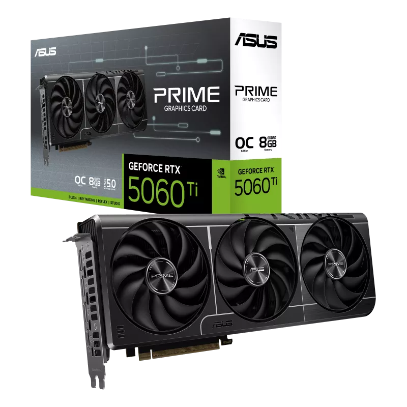 Hình ảnh chi tiết VGA Asus PRIME GeForce RTX 5060 Ti OC 8GB GDDR7 - Ảnh số 1