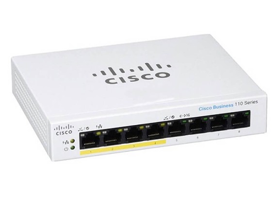 Hình ảnh chi tiết Switch Cisco Business 110-8PP-D-EU - 8 cổng, 4 PoE - Ảnh số 1