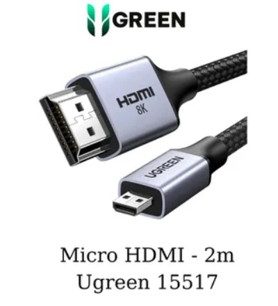 Hình ảnh chi tiết Cáp Micro HDMI 8K 2M Ugreen (15517) - Ảnh số 1
