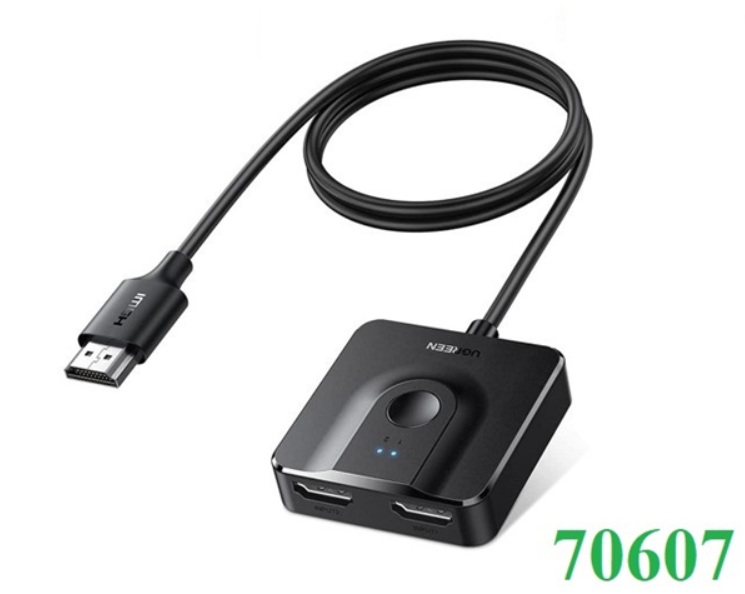 Hình ảnh chi tiết Bộ gộp HDMI 1 ra 2 chuyển mạch Ugreen (70607) - Ảnh số 1