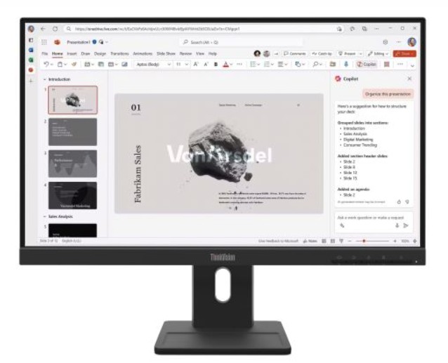 Hình ảnh chi tiết MÀN HÌNH MÁY TÍNH HIỆU LENOVO THINKVISION - Ảnh số 1
