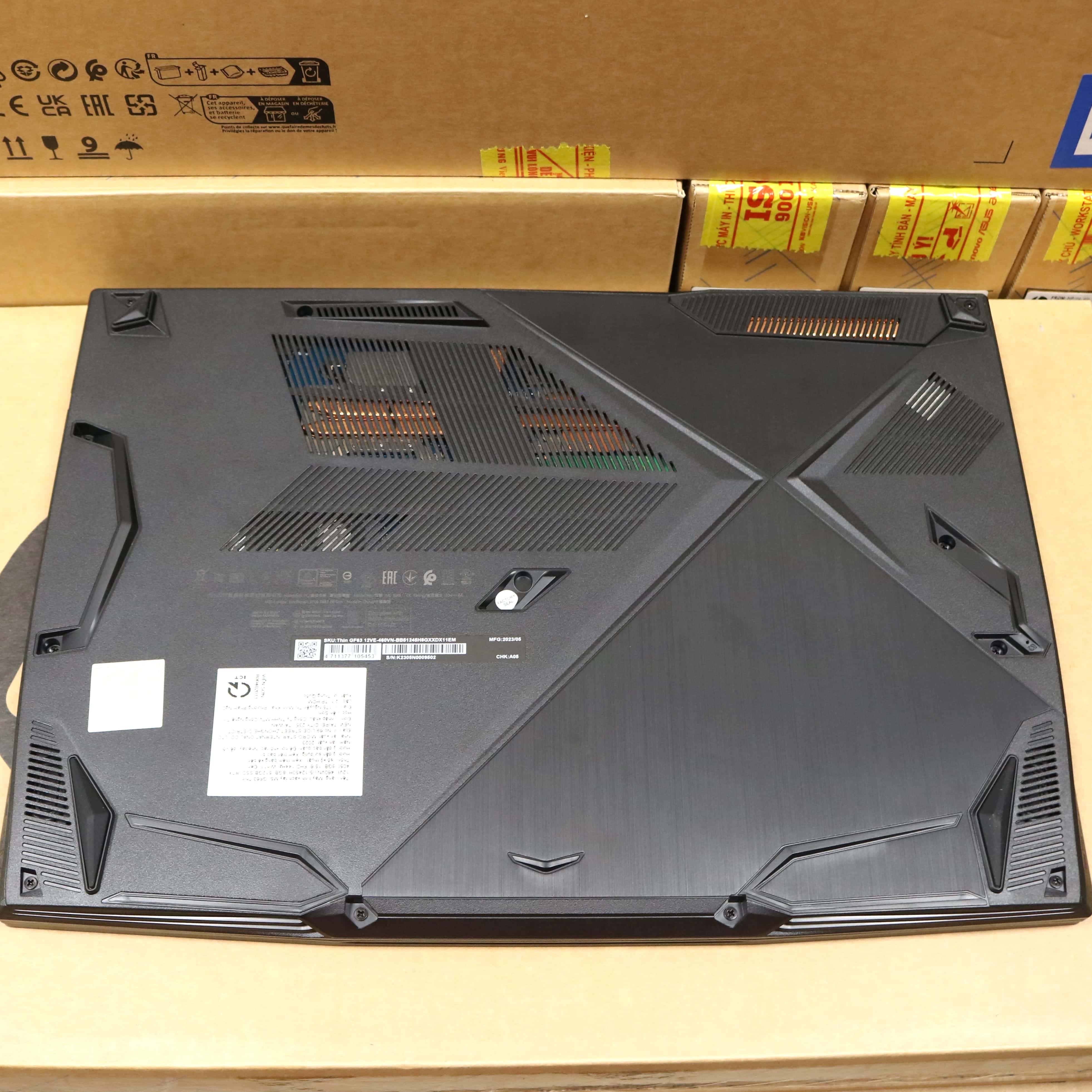 Hình ảnh chi tiết Laptop MSI GF63 Gaming (12UC-887VN) - Ảnh số 6