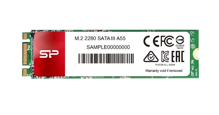 Hình ảnh chi tiết SSD gắn trong Silicon Power A55 512GB M.2 SATA - Ảnh số 1