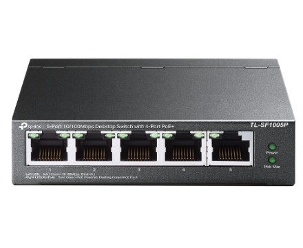 Hình ảnh chi tiết Switch TP-Link TL-SF1005P - 5 cổng 10/100Mbps, 4 PoE - Ảnh số 1