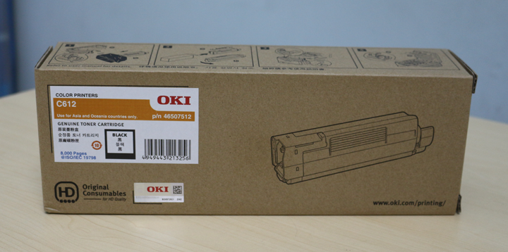 Hình ảnh chi tiết Mực in Oki C612 - Black - Ảnh số 1