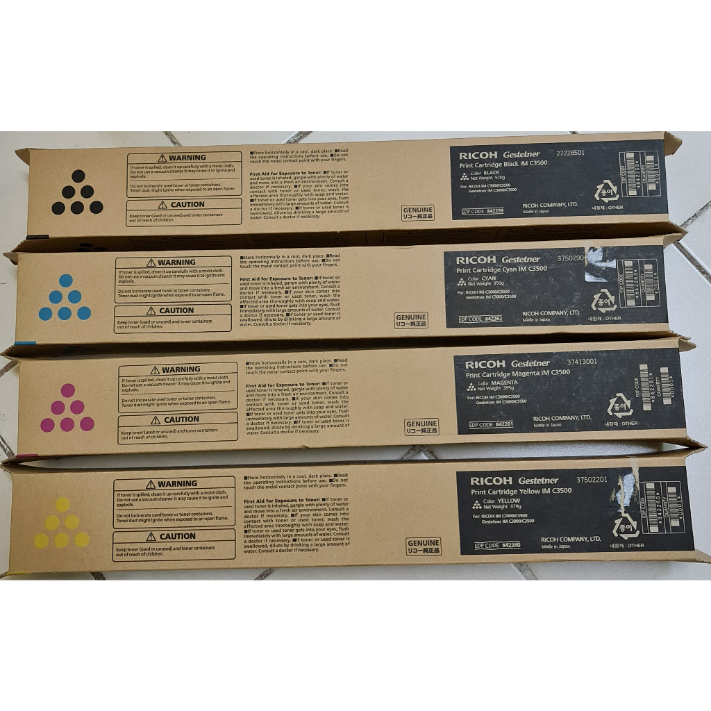 Hình ảnh chi tiết Mực photocopy Ricoh IM C3500 (842262) - Cyan - Ảnh số 1
