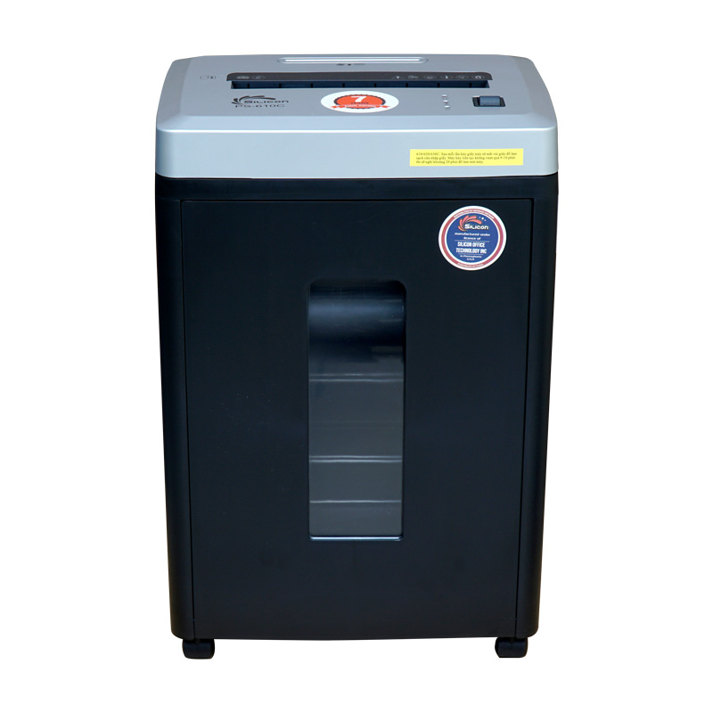 Hình ảnh chi tiết Máy hủy tài liệu Silicon PS-610C - Hủy vụn, 10 tờ, Thùng 21L - Ảnh số 1