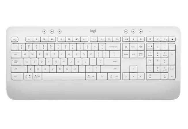 Hình ảnh chi tiết Bàn phím không dây Logitech Signature K650 - Trắng (920-010987) - Ảnh số 1