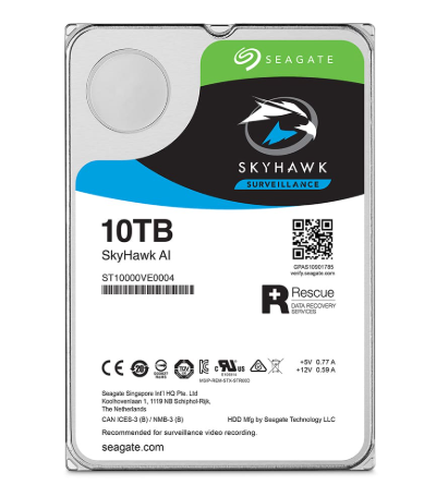 Hình ảnh chi tiết HDD Seagate SkyHawk AI 10TB SATA3 - Chuyên dụng Camera AI - Ảnh số 1