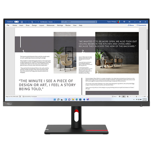 Hình ảnh chi tiết Màn hình Lenovo ThinkVision S27i-30 - Ảnh số 1