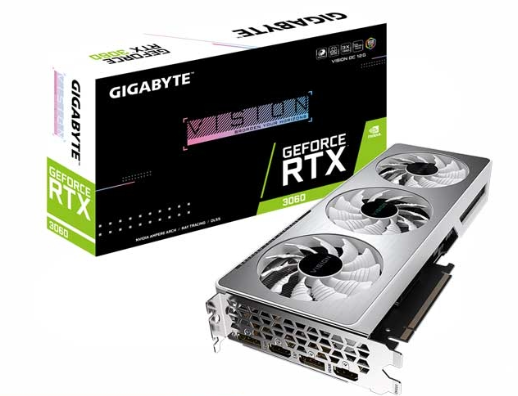 Hình ảnh chi tiết VGA Gigabyte RTX 3060 Vision OC V2 12GB GDDR6 - Ảnh số 1