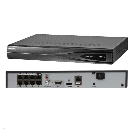Hình ảnh chi tiết Đầu ghi IP Hikvision DS-7608NI-K1/8P - 8 Kênh, 8 PoE - Ảnh số 1