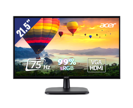 Hình ảnh chi tiết Màn hình Acer EK220Q 21.5" FHD 75Hz - Ảnh số 1