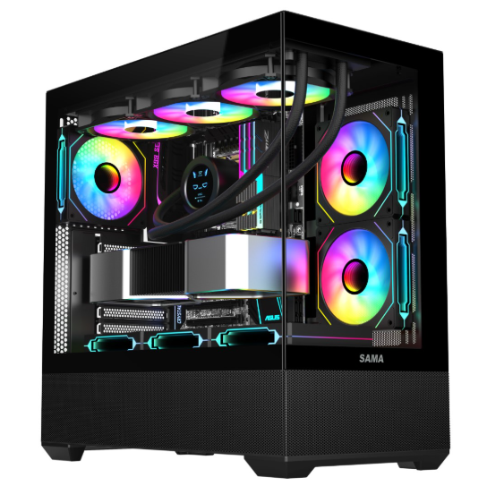 Hình ảnh chi tiết Case máy tính SAMA SV02 - Hỗ trợ ATX, M-ATX - Ảnh số 1