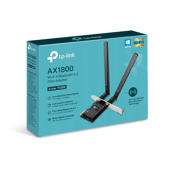 Hình ảnh chi tiết Card mạng PCIe Wifi 6 TP-Link Archer TX20E - AX1800 - Ảnh số 1