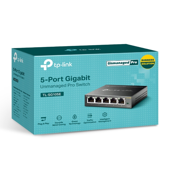 Hình ảnh chi tiết Switch TP-Link TL-SG105E - 5 cổng Gigabit, Smart - Ảnh số 1