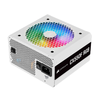 Hình ảnh chi tiết Nguồn Corsair CX550F RGB White 80 Plus Bronze CP-9020225-NA - Ảnh số 1
