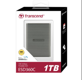 Hình ảnh chi tiết Transcend 1TB External SSD ESD360C USB 20Gbps Type C - Ảnh số 1