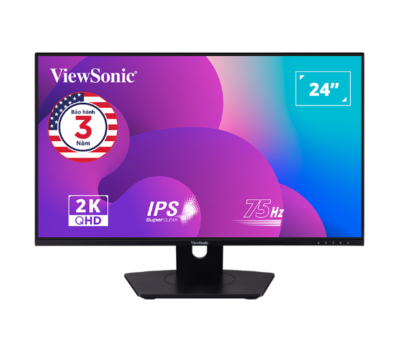 Hình ảnh chi tiết Màn hình ViewSonic VX2480-2K-SHD-2 24 inch QHD 75Hz - Ảnh số 1
