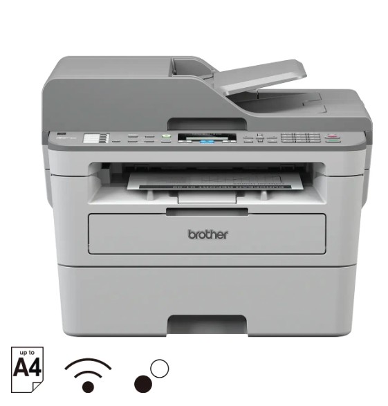 Hình ảnh chi tiết Máy in laser trắng đen Brother MFC-B7715DW 2 mặt, Fax, Wi-Fi - Ảnh số 1