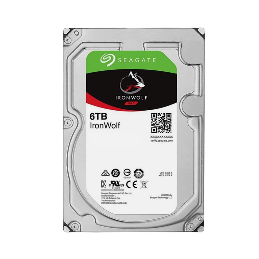 Hình ảnh chi tiết HDD Seagate IronWolf 6TB SATA3 (ST6000VN006) - Chuyên dụng NAS - Ảnh số 1