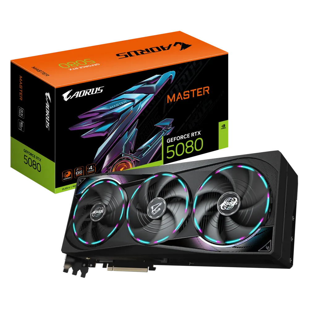 Hình ảnh chi tiết VGA Gigabyte AORUS GeForce RTX 5080 Master 16GB GDDR7 - Ảnh số 1