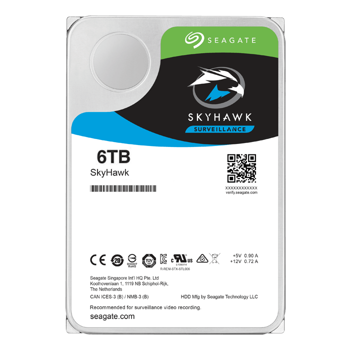 Hình ảnh chi tiết HDD Seagate SkyHawk 6TB SATA3 - Chuyên dụng Camera - Ảnh số 1