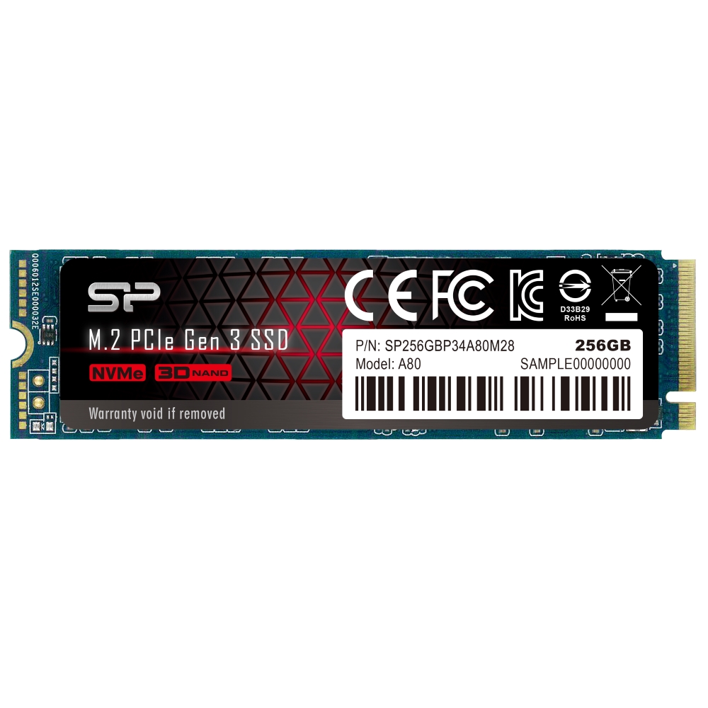Hình ảnh chi tiết SSD Silicon Power A80 256GB M.2 NVMe Gen3 - Ảnh số 1