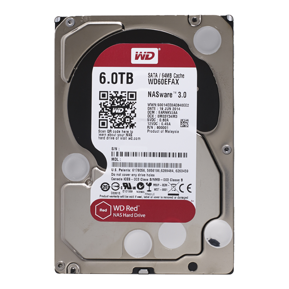 Hình ảnh chi tiết Ổ cứng Western 6TB WD60EFAX - Ảnh số 1