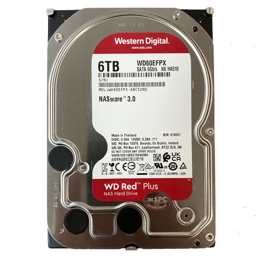 Hình ảnh chi tiết Ổ cứng HDD Western Digital Red Plus 6TB 3.5 inch 256MB 5400RPM WD60EFPX - Ảnh số 1