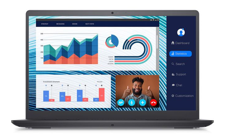 Hình ảnh chi tiết Laptop Dell Vostro 3420 I5-1235U/ 8GD4/512SSD/ 14.0FHD/win 11/OFFICE HOME_ST/2GD6_MX550/ FD9GG - Ảnh số 1