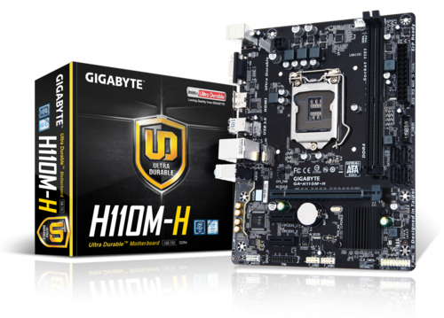 Hình ảnh chi tiết Mainboard Gigabyte H110M-H DDR4 - Socket LGA1151, H110 - Ảnh số 1