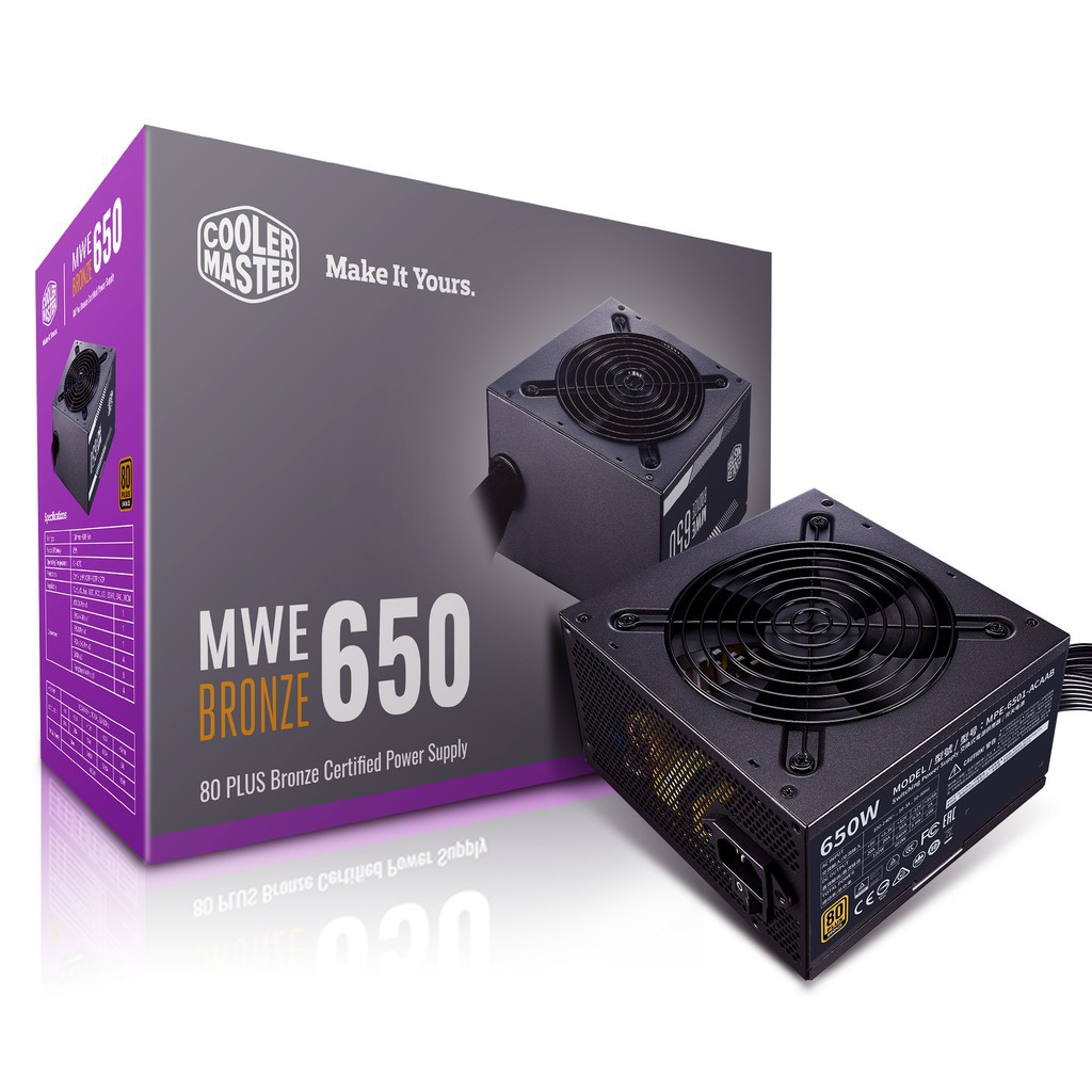 Hình ảnh chi tiết Nguồn máy tính Cooler Master MWE 650W 80 Plus Bronze V2 - Ảnh số 1
