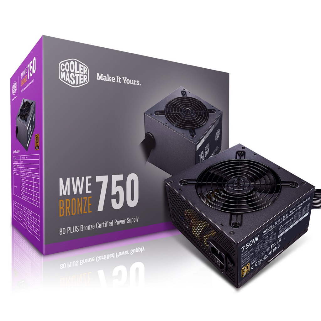 Hình ảnh chi tiết Nguồn máy tính Cooler Master MWE 750W 80 Plus Bronze V2 - Ảnh số 1