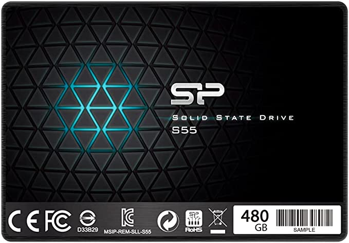 Hình ảnh chi tiết SSD gắn trong Silicon Power S55 480GB SATA3 - Ảnh số 1