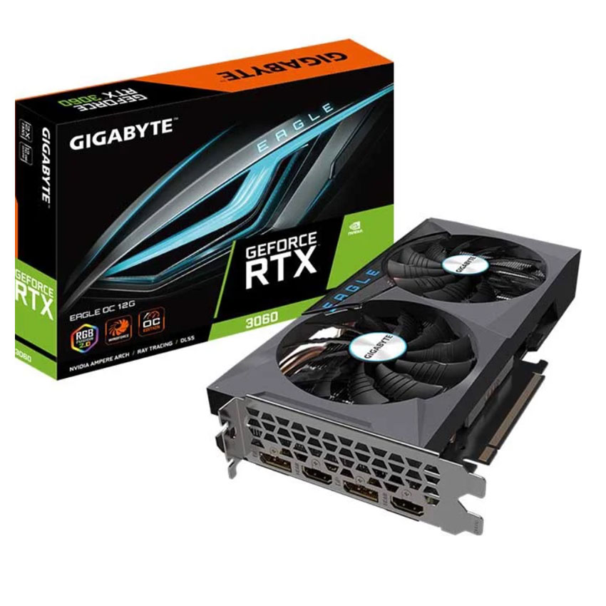 Hình ảnh chi tiết VGA GIGABYTE GeForce RTX 3060 EAGLE OC 12G GV-N3060EAGLE OC-12GD - Ảnh số 1