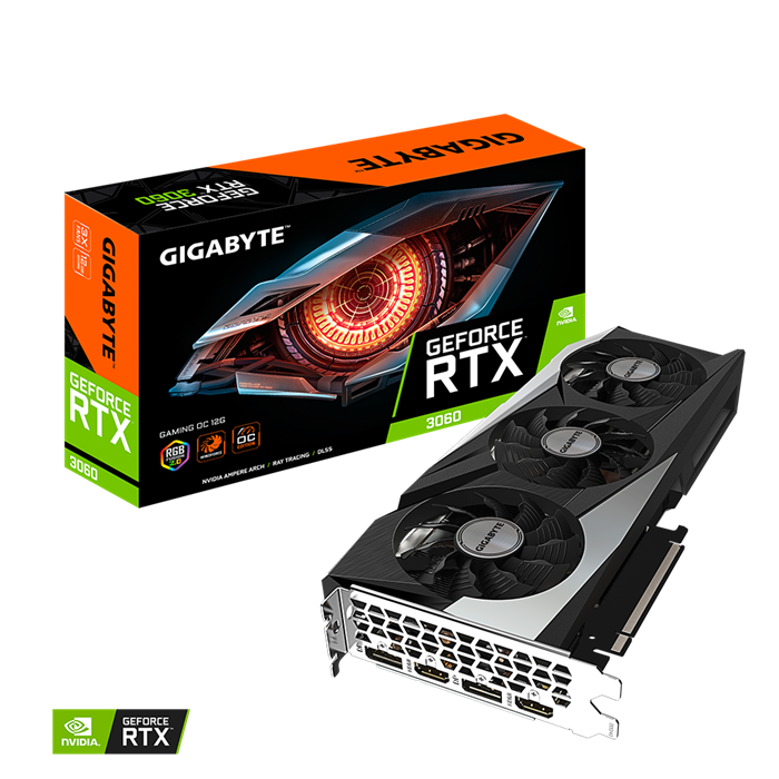 Hình ảnh chi tiết VGA Gigabyte GeForce RTX 3060 GAMING OC 12GB GDDR6 - Ảnh số 1