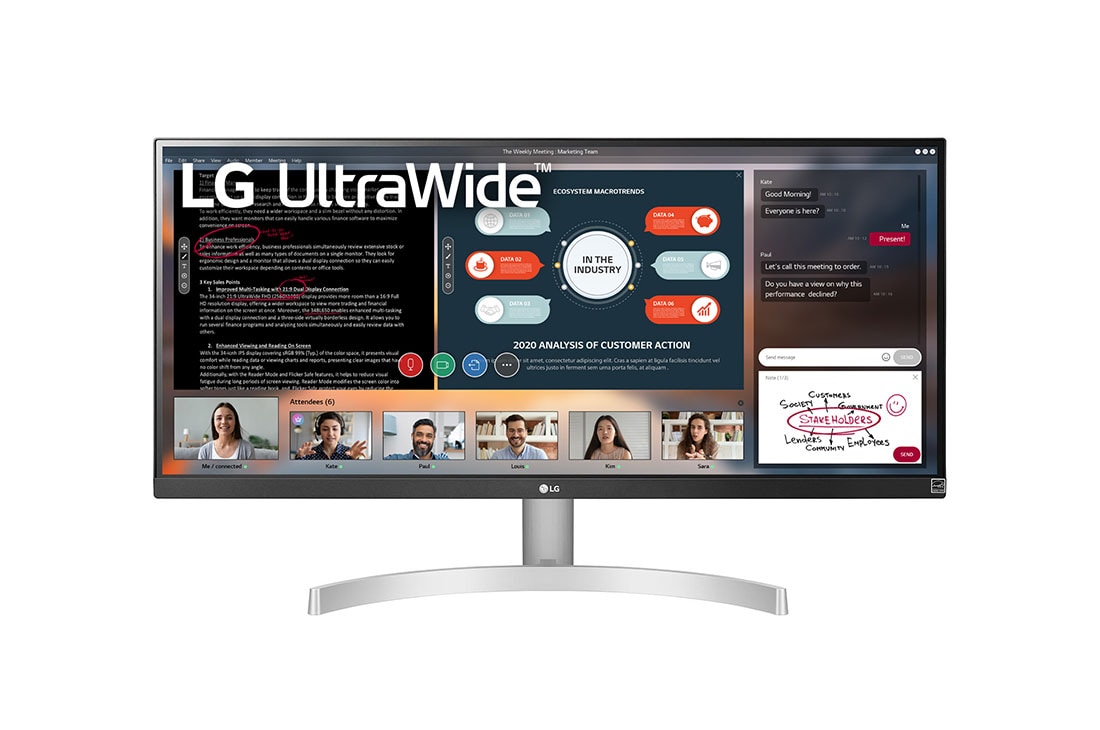Hình ảnh chi tiết Màn hình đồ họa LG 29WN600-W 29" UltraWide - Ảnh số 1