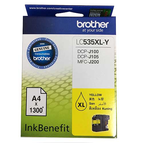 Hình ảnh chi tiết Mực in phun màu Brother LC-535XL-Y - Ảnh số 1