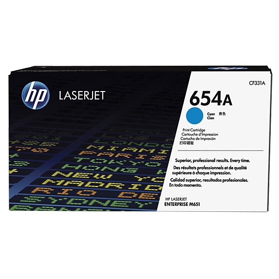 Hình ảnh chi tiết Mực in HP laser màu 654A Cyan CLJ M651 CF331A - Ảnh số 1