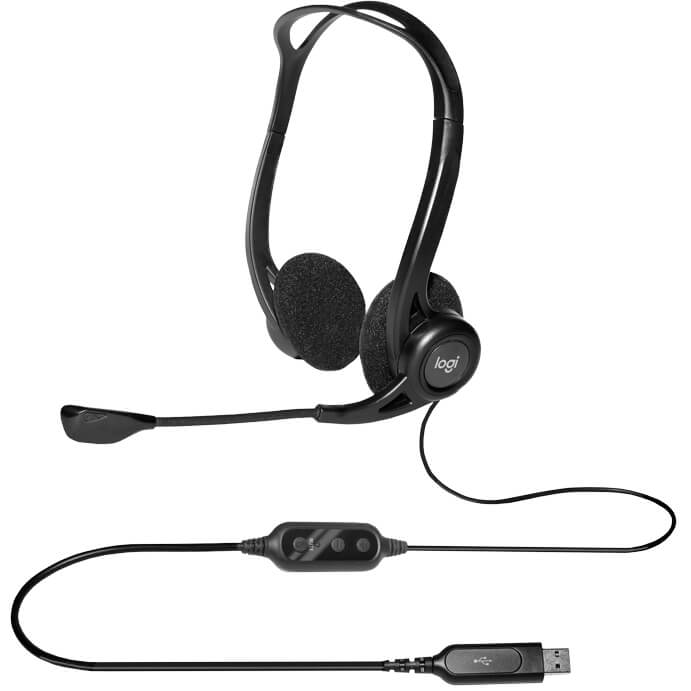 Hình ảnh chi tiết Tai nghe có dây Logitech H370, USB, Mic khử ồn - Ảnh số 3