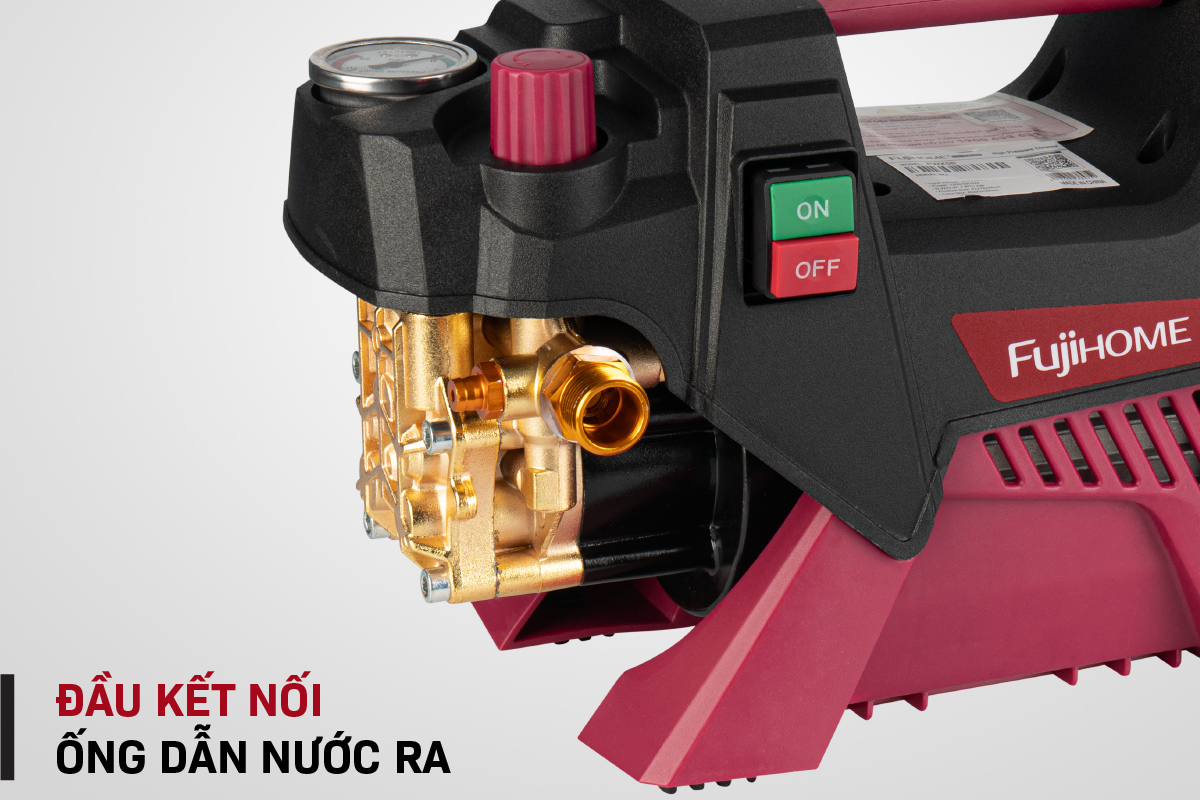 Hình ảnh chi tiết Máy rửa xe mô tơ cảm ứng từ  FujiHOME PWX5B - Ảnh số 17
