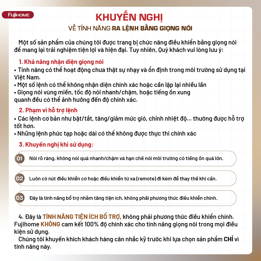 Hình ảnh chi tiết Quạt tuần hoàn không khí điều khiển bằng giọng nói Fujihome CFR04-VOICE - Ảnh số 16