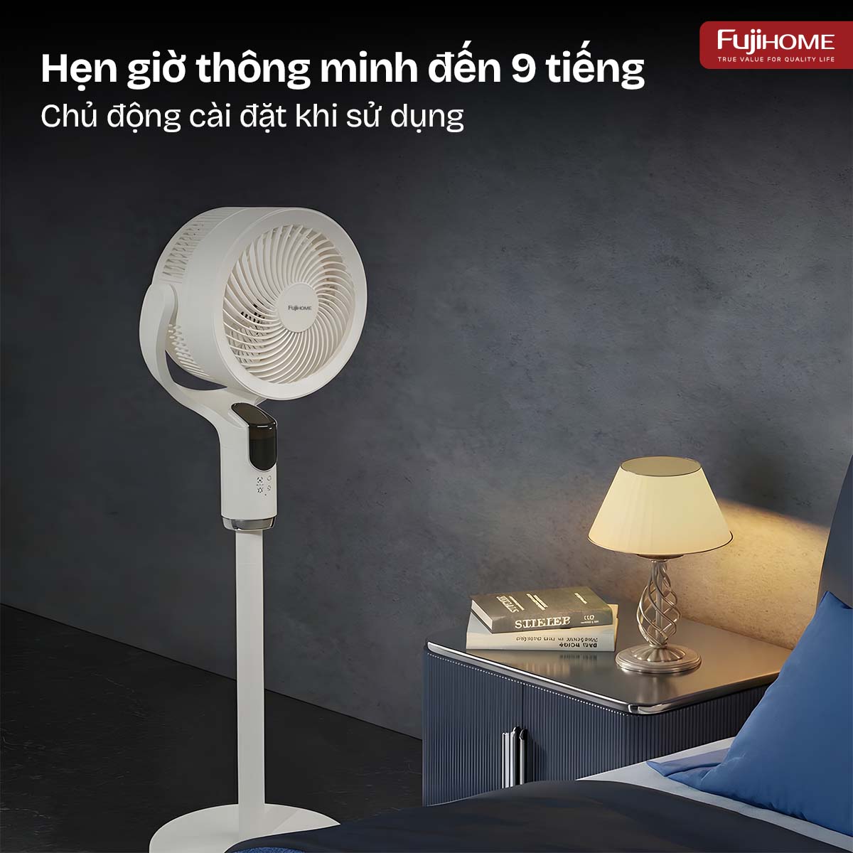 Hình ảnh chi tiết Quạt tuần hoàn không khí điều khiển bằng giọng nói Fujihome CFR04-VOICE - Ảnh số 6