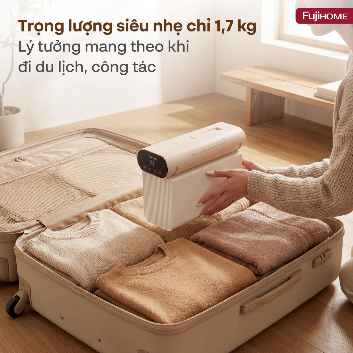 Hình ảnh chi tiết Máy sấy quần áo, khử trùng UV gấp gọn Fujihome FCD16 - Ảnh số 11