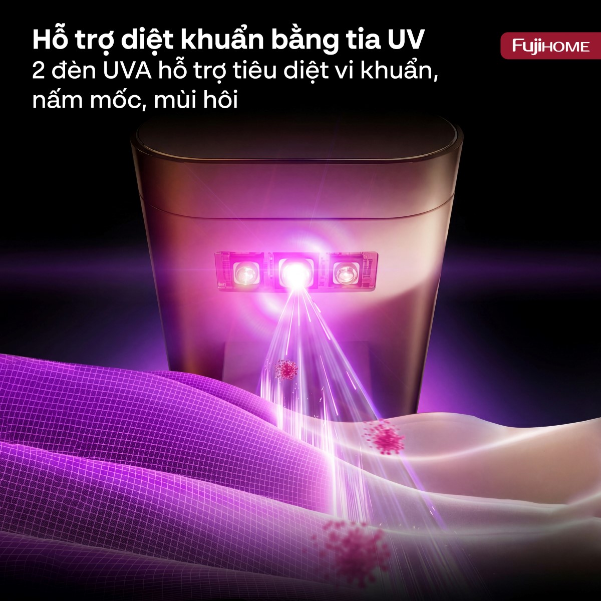 Hình ảnh chi tiết Máy sấy quần áo, khử trùng UV gấp gọn Fujihome FCD16 - Ảnh số 13