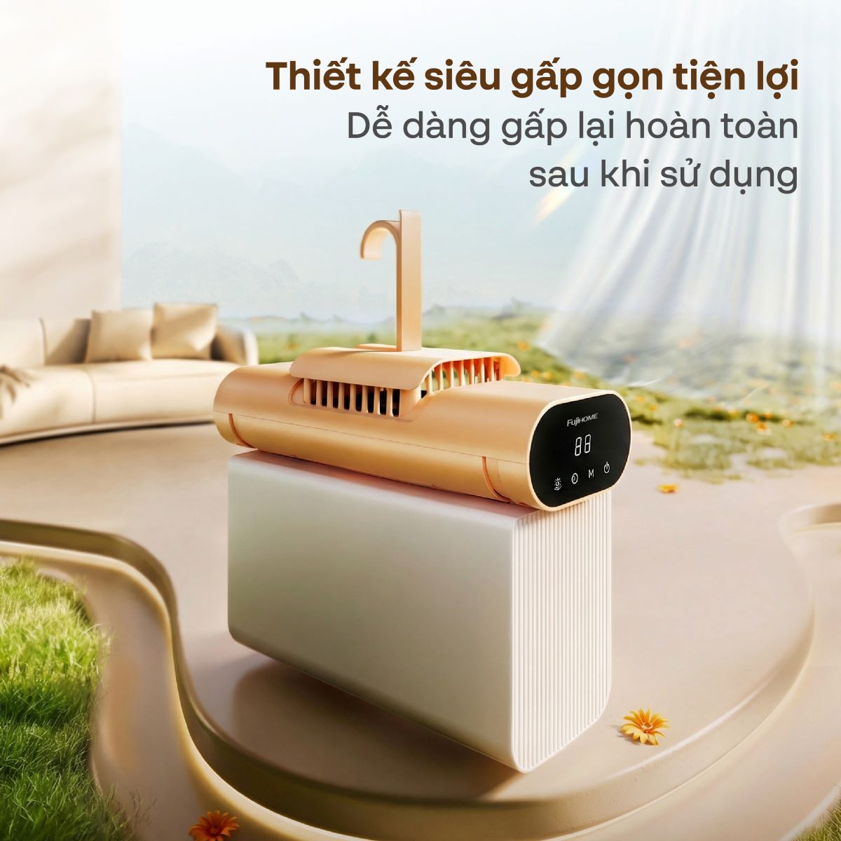 Hình ảnh chi tiết Máy sấy quần áo, khử trùng UV gấp gọn Fujihome FCD16 - Ảnh số 8
