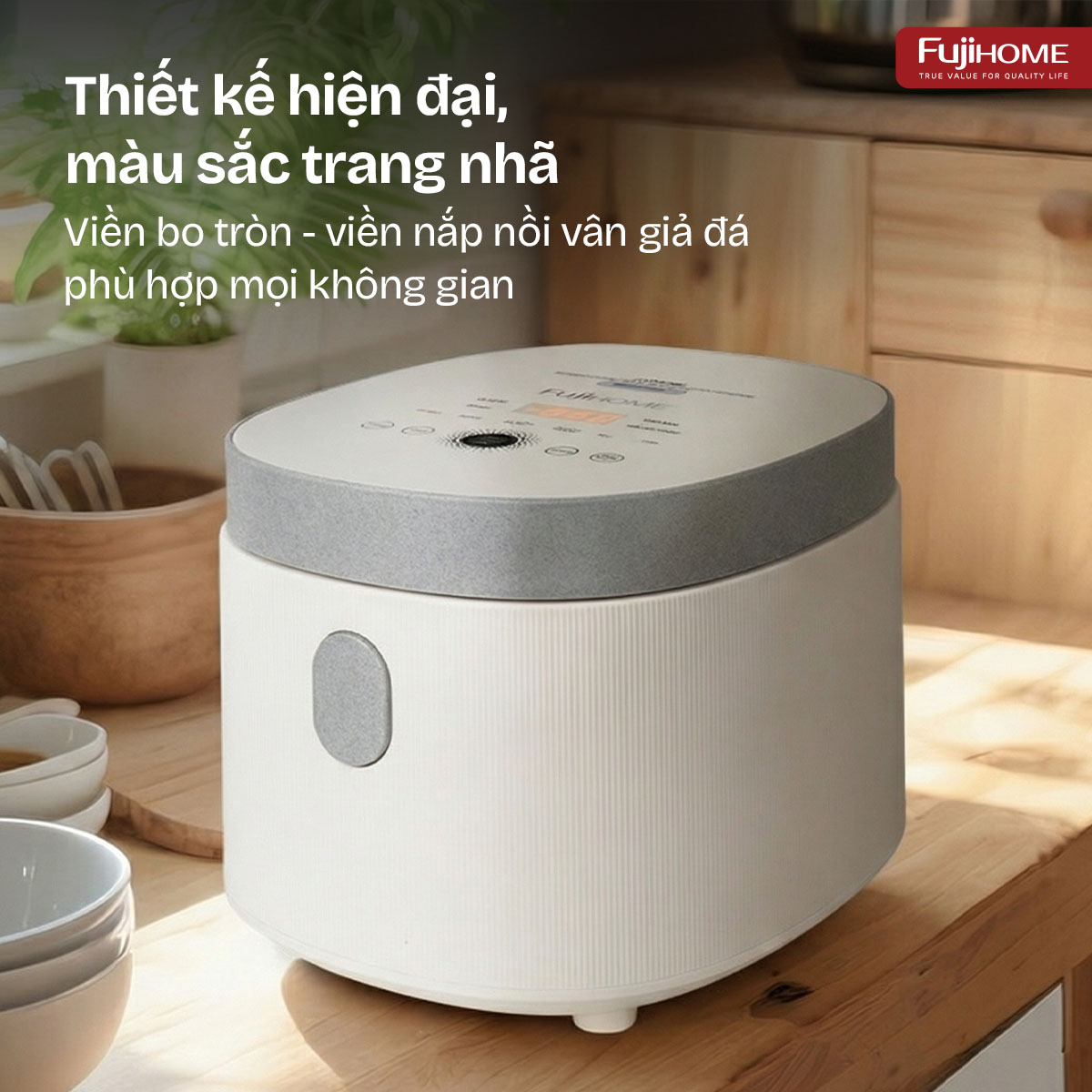 Hình ảnh chi tiết NỒI CƠM ĐIỆN FUJIHOME INOX LOWSUGAR RC10BLS - Ảnh số 8